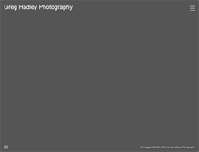 Tablet Screenshot of greghadleyphotography.com